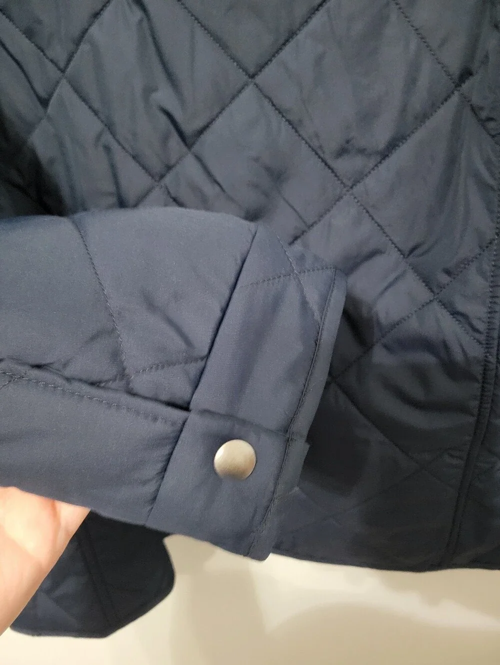 NWT J. Crew Men's Walker Jacket Sz L Navy Quilted Classic Preppy Old Money Fall